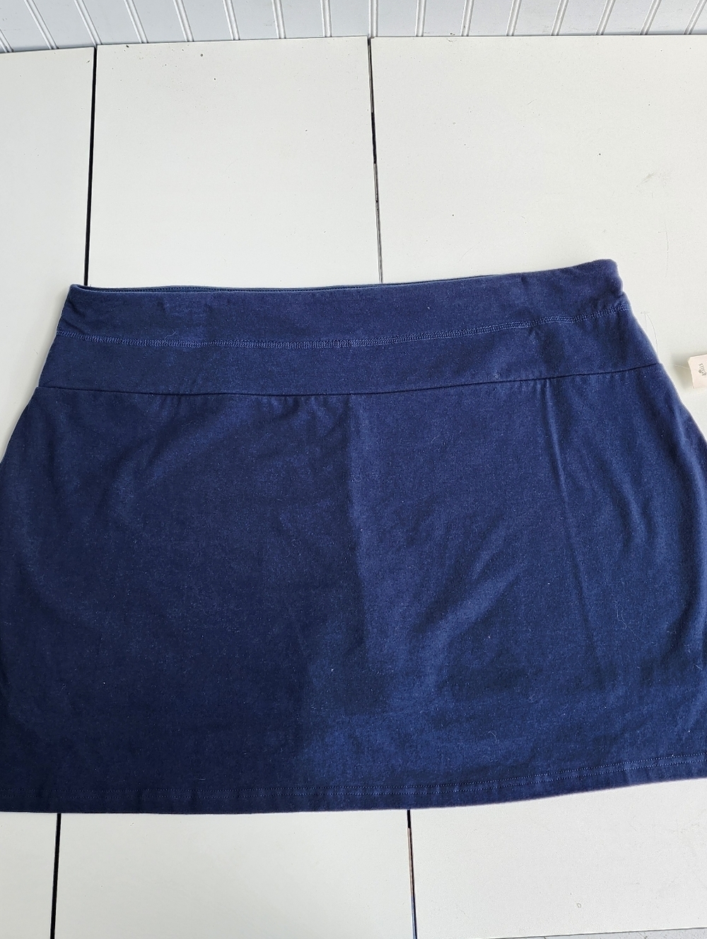 NWT $42 Coral Bay Skort Womens Skirt Shorts Golf Tennis Cotton Navy Blue 3X